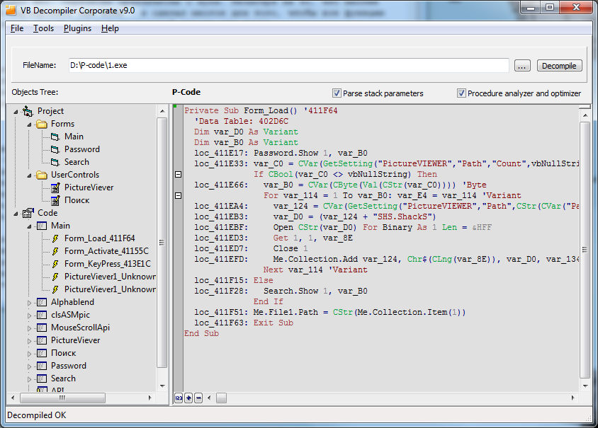 Delphi Exe Decompiler